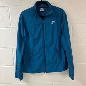 Vintage Women’s Nike Blue Teal Windbreaker Jacket Size Medium